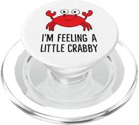 I'm Feeling A Little Crabby Funny Cartoon Cangrejo Kids Langosta PopSockets PopGrip para MagSafe