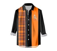 Im Fine Bloody Shirt Halloween Bloody Cloth Camisa de sangre de Halloween Blood Splatter I am Fine Scary Movie T Scary Disfraces divertidos de manga corta Problema resuelto, naranja, XXL