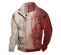 Im Fine Bloody Shirt Halloween Bloody Cloth I'm Fine Camiseta de Halloween para hombres y mujeres, ropa de miedo, camiseta para hombres y mujeres, Vino, L