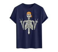 Im Fine Bloody Shirt Problem Solved Bloody Shirt Regalos divertidos Problem Solved Blood Splatter T Accesorios Halloween Impresión Camisetas para hombre I'm Fine It's Not My Blood, azul marino, S