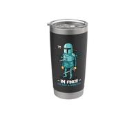 I'm Fine Funny Wounded Soldier Swords Sarcastic Quote Gag Vaso térmico de acero inoxidable de doble pared