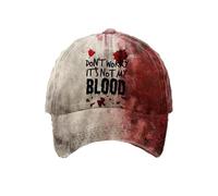 Im Fine Hat Problem Solved - Sombreros de Halloween divertidos de Halloween unisex con gorro sangriento (carmesí, talla única)