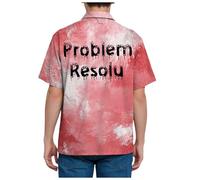 I'm Fine It's Not My Blood - Camiseta con estampado sangriento de Halloween para hombre, camiseta divertida de manga corta con texto en inglés "I'm Fine Movie", A-rosa, XXL