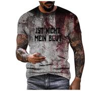 I'm Fine It's Not My Blood Camiseta de Halloween Bloody Splatter Blood Splatter Scary Halloween Camisetas de bolos con capucha Splatter Bloody Im Fine Disfraz para hombre, 11-púrpura, XXL