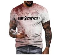 I'm Fine It's Not My Blood Humor Comedia Retro Camisetas muy divertidas disfraces de Halloween sangriento disfraz gráfico novedoso muy divertido camiseta Problem Resolved Bloody Shirt I'm Fine, beige