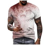 I'm Fine It's Not My Blood Humor Comedia Retro Camisetas muy divertidas disfraces de Halloween sangriento disfraz gráfico novedoso muy divertido camiseta Problem Resolved Bloody Shirt I'm Fine, azul