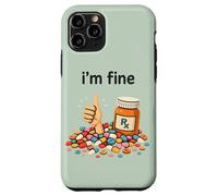 I'm Fine Pharmacist Technician RX Squad Funny Pharmacy Tech Carcasa para iPhone 11 Pro
