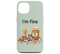 I'm Fine Pharmacist Technician RX Squad Funny Pharmacy Tech Carcasa para iPhone 13