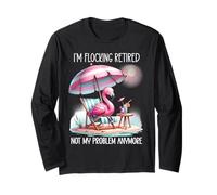 Im Flocking Retired Not My Problem Anymore Flamingo Drinking Manga Larga