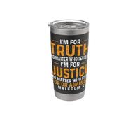 I'm for Truth No Matter Who Tells It - Black History Month Vaso térmico de acero inoxidable de doble pared