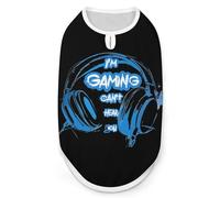 I'm Gaming Can't Hear You - Camisetas de verano para mascotas, camiseta sin mangas transpirable para cachorros y gatos pequeños