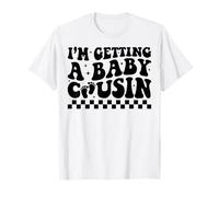 I'm Getting A Baby Cousin Groovy Baby Pregnancy Anuncio Camiseta