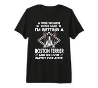 I'm Getting A Boston Terrier Funny Dog Mom Puppy Lovers Camiseta Premium