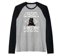 I'm Getting A Cane Corso Funny Dog Mom Puppy Lovers Camiseta Manga Raglan