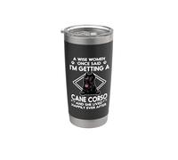 I'm Getting A Cane Corso Funny Dog Mom Puppy Lovers Vaso térmico de acero inoxidable de doble pared