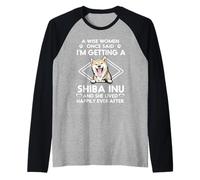 I'm Getting A Shiba Inu Funny Dog Mom Puppy Lovers Camiseta Manga Raglan