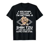 I'm Getting A Shih Tzu Funny Dog Mom Puppy Lovers Camiseta