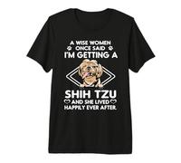 I'm Getting A Shih Tzu Funny Dog Mom Puppy Lovers Camiseta Premium