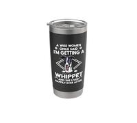 I'm Getting A Whippet Funny Dog Mom Puppy Lovers Vaso térmico de acero inoxidable de doble pared
