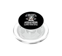 I'm Getting An Australian Shepherd Funny Dog Mom Puppy PopSockets PopGrip para MagSafe