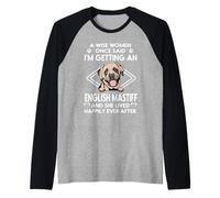 I'm Getting An English Mastiff Funny Dog Mom Puppy Lovers Camiseta Manga Raglan