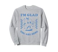 I'm Glad You Are Here - Diseño Retro Inspirador para Profesor Sudadera