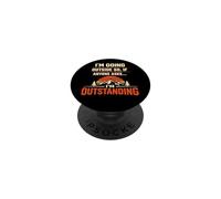 I'm Going Outside If Asked I'm Outstanding Dad Joke Humor PopSockets PopGrip Adhesivo