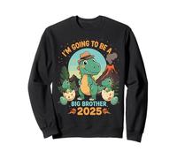 I'm Going To Be A Big Brother 2025 Cute Dinosaur Sudadera