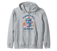 Im Going to Be A Big Brother Cute Dragon Hermano Baby Reveal Sudadera con Capucha
