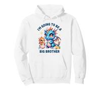 Im Going to Be A Big Brother Cute Dragon Hermano Baby Reveal Sudadera con Capucha