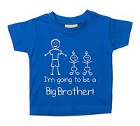 I'm GOing to be a Big Brother Gemelos Azul Camiseta Bebé Niño Pequeño infantil Disponible en tallas de 0-6 meses NUEVO de bebé Brother Regalo - Azul, 12-18 Months