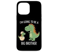 I'm Going To Be A Big/Older Brother Dinosaur Dino Carcasa para iPhone 13 Pro Max