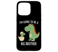 I'm Going To Be A Big/Older Brother Dinosaur Dino Carcasa para iPhone 15 Pro Max