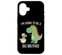 I'm Going To Be A Big/Older Brother Dinosaur Dino Carcasa para iPhone 16