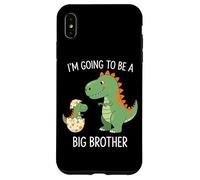 I'm Going To Be A Big/Older Brother Dinosaur Dino Carcasa para iPhone XS Max