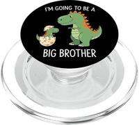I'm Going To Be A Big/Older Brother Dinosaur Dino PopSockets PopGrip para MagSafe