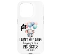 Im Going to Be a Big Sister 2026 Promoted to Sister EST 2026 Carcasa para iPhone 15 Pro