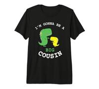 I'm Gonna Be A Big Cousin Baby Announcement Camiseta Camiseta Premium
