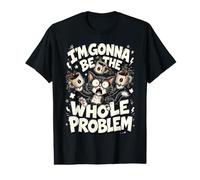 I'm Gonna Be The Whole Problem - Funny Cat Shirt Camiseta gráfica económica