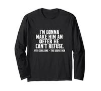 I'm Gonna Make Him an Offer he Can't Refuse - Corleone Quote Manga Larga