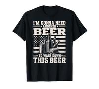 Im Gonna Need Another Beer Funny 4 de Julio Bebiendo USA Camiseta