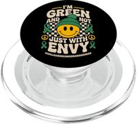 I'm Green & Not Just With Envy Gallbladder Cancer Awareness PopSockets PopGrip para MagSafe