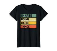 I'm Habib Doing Habib Things - Cita Personalizada Divertida Camiseta gráfica económica, Mujer, Negro, XL
