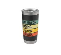 I'm Haydn Doing Haydn Things - Cita personalizada divertida Vaso térmico de acero inoxidable de doble pared