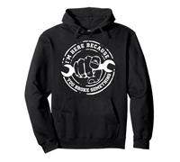 I'm Here Because You Broke Something Work Handyman Mechanic Sudadera con Capucha