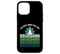 I'm Here For The Savasana, Funny Yoga Quotes Graphic Cool Carcasa para iPhone 12 Mini