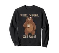 I'm Here I'm Awake Don't Push It Sudadera