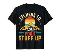 I'm Here to Fork Stuff Up - Operador retro vintage Forklift Camiseta
