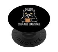 I'm Here You Are Welcome PopSockets PopGrip Adhesivo
