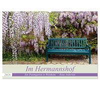 Im Hermannshof - Ein Traumgarten in Weinheim (Wandkalender 2026 DIN A2 quer), CALVENDO Monatskalender: Mitten in Weinheim liegt der wunderschöne ... eine sehenswerte Blumenpracht zeigt.